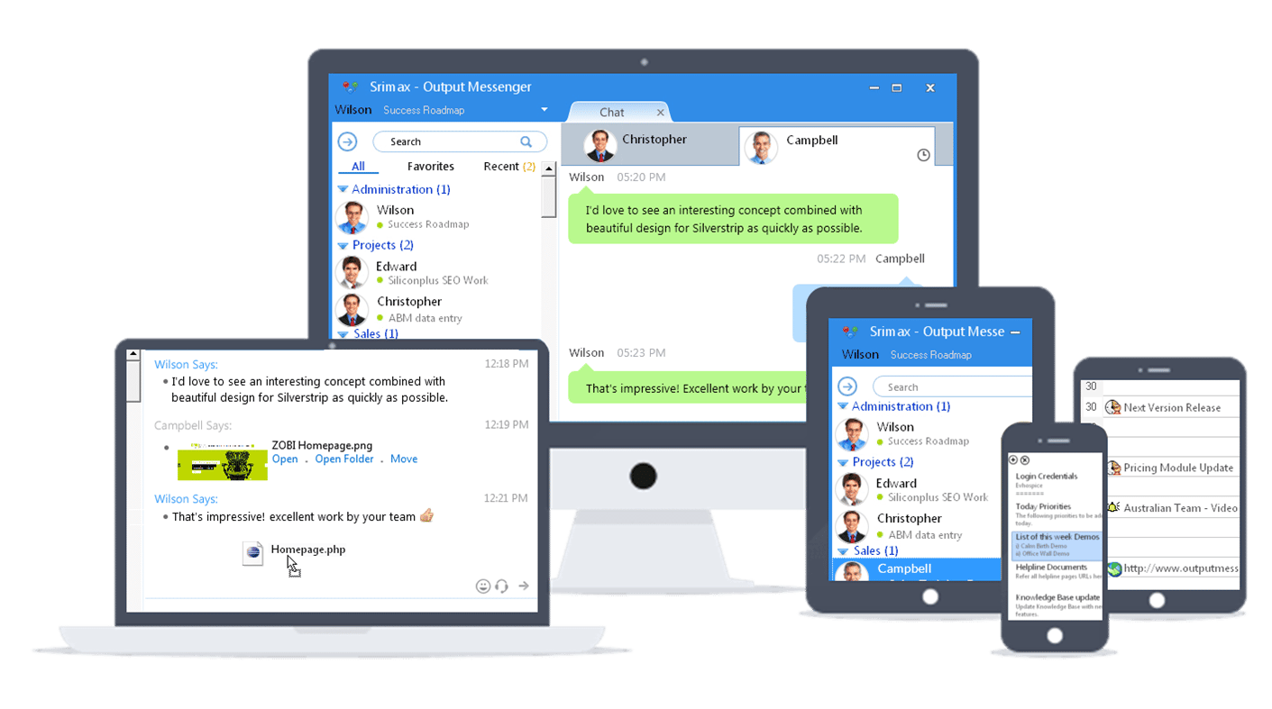 Output Messenger